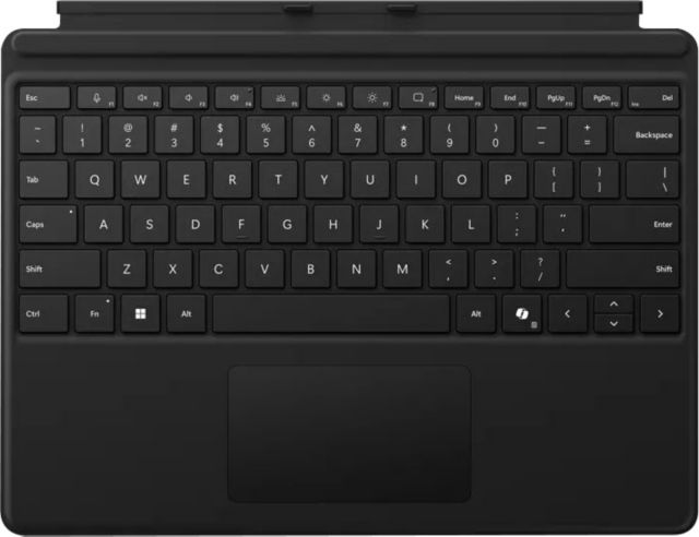 Surface Pro 10 Keyboard (Type Cover) without Charging/Storage for Slim Pen (V2) - Black