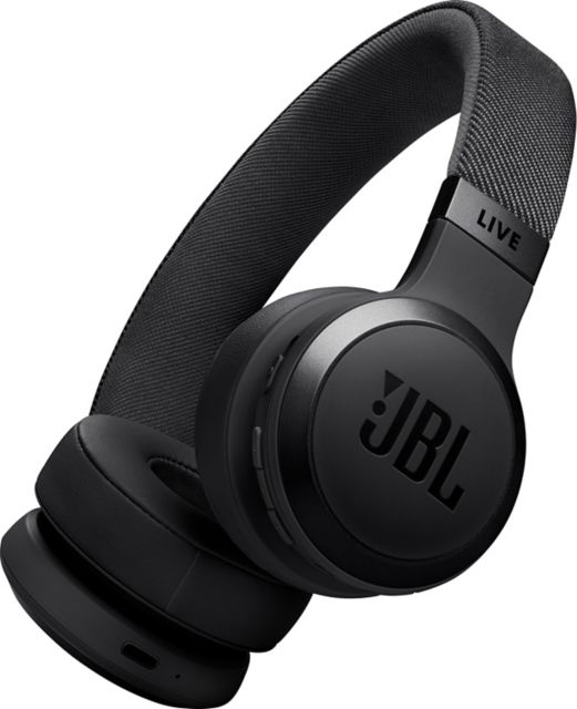 JBL Live 670NC Wireless Noise Cancelling On-Ear Headphones, Black