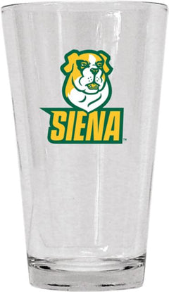 Siena University Saints 16 oz. Glass