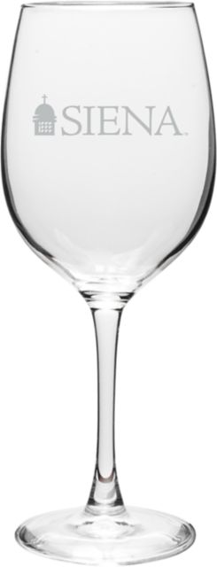 Siena University 16 oz. Wineglass