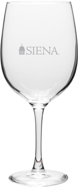Siena University 19 oz. Wine Glass