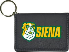 Siena University Saints Leather ID Holder