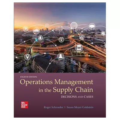Operations Management In The Supply Chain: Sustainability and Resilience, 2024 Release