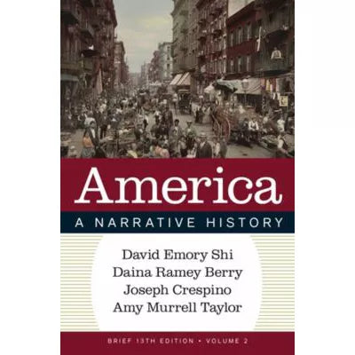 America: A Narrative History (Brief) (V2)